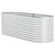 Garden Raised Bed 94.5"x31.5"x31.9" Galvanized Steel Silver A949-45513
