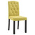 Dining Chairs 6 pcs Green Fabric A949-277266