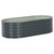 Garden Raised Bed 63"x31.5"x17.3" Galvanized Steel Gray A949-45529
