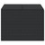 Garden Storage Box Black 76.9 Gal Poly Rattan A949-365336