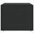 Garden Storage Box Black 76.9 Gal Poly Rattan A949-365336