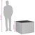 Garden Storage Box Black 76.9 Gal Poly Rattan A949-365336