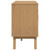 Sideboard OLDEN Brown 44.9"x16.9"x28.9" Solid Wood Pine A949-358606