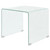 Coffee Table Tempered Glass 19.5"x19.7"x17.7" Clear A949-244188