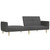 2-Seater Sofa Bed Dark Gray Fabric A949-375785