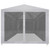 Party Tent with 6 Mesh Sidewalls 19.7'x 9.8' A949-45110
