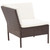 6 Piece Patio Lounge Set with Cushions Poly Rattan Brown A949-48935