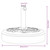 Parasol Base for 1.5"/1.9" Poles 55.1 lb Round A949-4007972