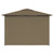 Garden Marquee with Curtains 13.1'x9.8'Taupe 0.6 oz/ft A949-312232