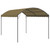 Gazebo 13.1'x9.8'x8.5'Taupe 0.6 oz/ft A949-312217
