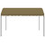 Gazebo 13.1'x9.8'x8.5'Taupe 0.6 oz/ft A949-312217
