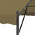 Gazebo 13.1'x9.8'x8.5'Taupe 0.6 oz/ft A949-312217