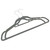 100 pcs Clothes Hanger Set Anti-slip Gray Velvet A949-289919