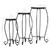 Mosaic Tables 3 pcs Black and White Ceramic A949-46703