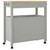 Kitchen Trolley MONZA 33.1"x15.7"x34.8" Solid Wood Pine A949-376107