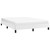 Bed Frame without Mattress White 53.9"x74.8" Full Faux Leather A949-346933