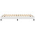 Bed Frame without Mattress White 53.9"x74.8" Full Faux Leather A949-346933