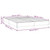 Bed Frame without Mattress White 53.9"x74.8" Full Faux Leather A949-346933