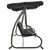 Outdoor Swing Bench with Canopy Anthracite A949-313339