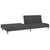 2-Seater Sofa Bed Dark Gray Velvet A949-375875