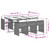 7 Piece Patio Dining Set with Cushions Brown Poly Rattan A949-3277856
