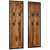Coat Racks 2 pcs Solid Acacia Wood A949-246232