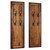 Coat Racks 2 pcs Solid Acacia Wood A949-246232