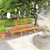 Patio Bench 2-in-1 74.8" Solid Acacia Wood A949-316471