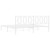 Metal Bed Frame without Mattress with Headboard White 76"x79.9 A949-374296