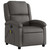Electric Massage Recliner Chair Gray Real Leather A949-3205935