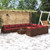11 Piece Patio Lounge Set with Cushions Poly Rattan Brown A949-3102787