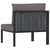 Sectional Corner Sofa with Right Armrest Poly Rattan Anthracite A949-310043