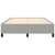 Bed Frame without Mattress Light Gray 53.9"x74.8" Full Fabric A949-347104