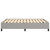 Bed Frame without Mattress Light Gray 53.9"x74.8" Full Fabric A949-347104