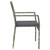 Patio Chairs with Cushions 4 pcs Poly Rattan Gray A949-319884