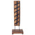 Wine Rack for 6 Bottles 13.8"x13.8"x39.4" Solid Teak Wood A949-288809