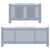 MDF Radiator Cover Gray 80.7 A949-325557