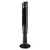 Optimus 59 Inch 360 Degree Oscillation Pedestal Tower Fan in Black with Remote D970-F-7588
