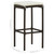 5 Piece Patio Bar Set with Cushions Brown A949-3067962