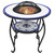 Mosaic Fire Pit Table Blue and White 26.8" Ceramic A949-46724