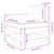 Patio Chair with Cushions Solid Wood Pine A949-825569