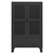 Industrial Storage Chest Black 27.6"x15.7"x45.3" Metal A949-339621