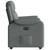 Recliner Chair Dark Grey Fabric A949-3303546