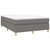 Box Spring Bed Frame Dark Gray Queen Fabric (US Only) A949-3121003