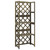 Trellis with Shelves Gray 21.7"x11.8"x55.1" Solid Fir Wood A949-316410