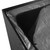 Patio Storage Box Black 59"x39.4"x39.4" Poly Rattan A949-44245