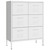 Drawer Cabinet White 31.5"x13.8"x40" Steel A949-336152