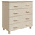 Sideboard HAMAR Honey Brown 31.1"x15.7"x31.5" Solid Wood Pine A949-340420