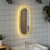 LED Bathroom Mirror 31.5"x13.8" Oval A949-353285