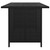 9 Piece Patio Lounge Set with Cushions Poly Rattan Black A949-3059799
